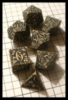 Dice : Dice - Dice Sets - Q Workshop Forrest Ivory and Black - Ebay May 2012